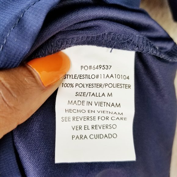 Want and Need Lattice Cutout Shift Dress Navy - Picture 11 of 13